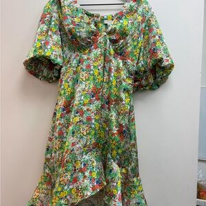 Topshop Multicolor Floral Dress